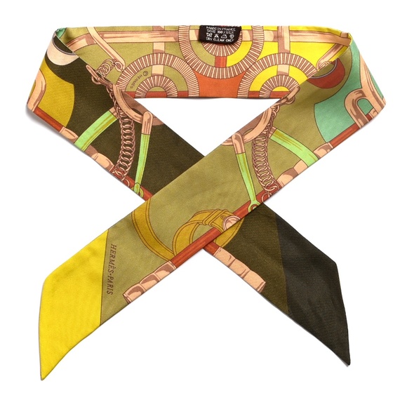 HERMES  Silk Eperon d'Or Twilly - Picture 1 of 4